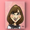 指原莉乃の似顔絵