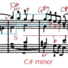 Bach Well-Tempered Klavier I No.4 C# minor Fuga (3)