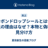 ボンボンドロップシールとは何？人気の理由はなぜ？本物と偽物の見分け方