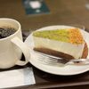 本日のカフェおやつはキウイフルーツのレアチーズケーキ♪＜STABUCKSミレド地下1階店＞