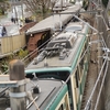 江ノ電2000形（山側からの屋根上写真）