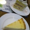 今日のスイーツ（ロンシャンのチーズケーキ）