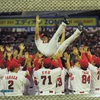 今日のカープグッズ：「【鯉フォト2019】赤松と永川の引退記念の写真」