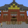 【Minecraft】9月の建築②：自動装置小屋（かぼちゃの自動回収装置）