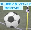 サッカー観戦に持っていくものは？ 必需品から便利グッズまでまとめてみました！！