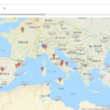 歴史上の戦いを年代ごとにGoogle Mapにプロットして指揮官やカテゴリで絞り込んで見られるやつ