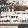 【266日目】ウエナカ　ミサキの「今年の漢字」