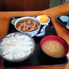 群馬県渋川市　永井食堂　もつ煮定食（大）・ラーメン　2025.7.6