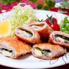 豚薄切り肉のチーズサンドかつ＆たけのこの土佐煮