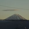 富士山と雲