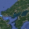 大分の国東半島沖、姫島あたりまできました。