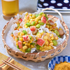 ポロポロしない！枝豆とコーンのライスペーパーかき揚げ|サクサク食感で最高！