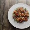スモークサーモンのレモンカルパッチョ