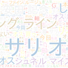 　Twitterキーワード[サリオス]　06/05_17:03から60分のつぶやき雲