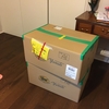 本日荷物が届きました。