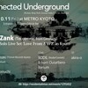 10/11 [11th Oct. 2019] Connected Underground at Club Metro, Kyoto (Guest: Arne Zank -Tocotronic-)