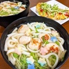 鶏肉団子と豆苗うどん