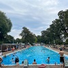 常夏のイギリス ケンブリッジ 屋外プールで泳いでみた！　Jesus Green  Lido