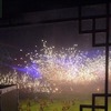 中国河南省開封市 万歳山大宋武侠城の鉄花火（打鉄花）ショーを隙間から頑張って見た話