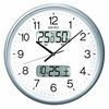 SEIKO CLOCK (セイコークロック) 掛け時計 カレンダー表示 温度表示 湿度表示 電波時計 KX348S