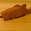 【彫刻】魚の置物