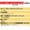 「投信ブロガーが選ぶ！ Fund of the Year 2022」投票結果～アクティブファンドが健闘