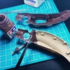 GunShip製作記19機体内側の塗装、地味な4回塗り。