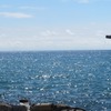 盆休み　内浦散歩　沖波