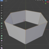 Blender 2.8 で複数の頂点の位置を一括でそろえる