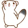 LINEスタンプ オコジョのてんちゃん