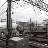 9月1日　相鉄相模大塚留置線でラッピング電車の並びが･･･
