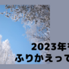 大晦日なので2023年をふりかえってみた