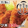 かつやから「タレカツ丼」が新登場！"ロース・海老・ささみ"の3種の揚げ物を楽しめる新商品、「タレカツ定食」もあります