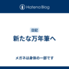 新たな万年筆へ