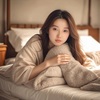 思わず撫でたくなるなめらかな肌触りが体を優しく包み込み、毎日朝までぐっすり眠れる『サテン ストライプ 掛け布団カバー』！