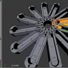 3Dプリンター用データをBlenderで作る⑤オブジェクトを回転させる