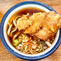 雑賀屋（京成関屋/東武牛田）唐揚げ太麺そば