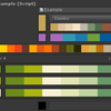 【Unity】【Odin - Inspector and Serializer】カラーパレットから色を指定できるようになる「ColorPalette」属性