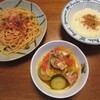  ベーコンのトマトパスタ