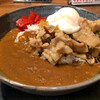 すた丼屋 すたみなカレーミニ丼 肉増し ＆ 温泉玉子