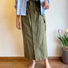 SACRA / VINTAGE COTTON BACKSATIN SKIRT