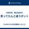 思ってたんと違うポット