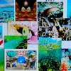 水中写真の年賀状 2022