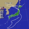 台風１０号 東北北部と北海道が暴風域に