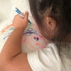 お絵描き（3歳10カ月）