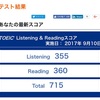 【結果発表】TOEIC L&R Sep 10,2017