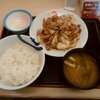 松屋、回鍋肉定食