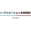 カンパニークリエーションを時間軸で考える