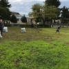 今年度最後の公園清掃と敬老祝い