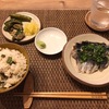 妄想のしめ鯖定食